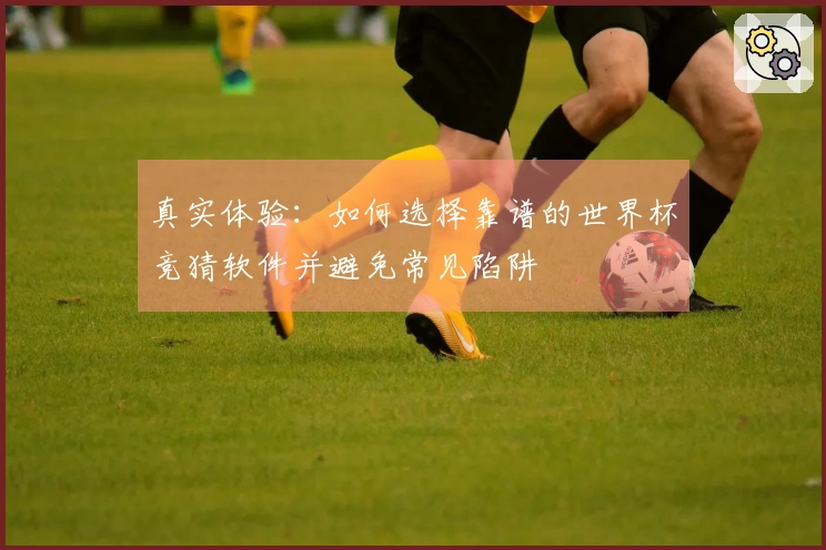 真实体验：如何选择靠谱的世界杯竞猜软件并避免常见陷阱